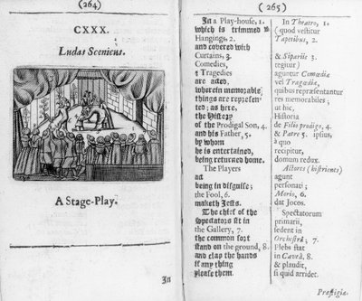 Boys races from Orbis Sensualium Pictus, 1658 by John Amos Comenius